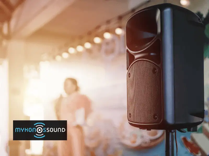 sound system rental Mykonos